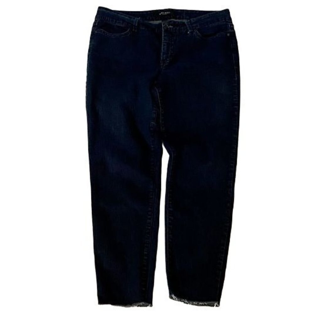 Nine West Frayed Hem Jeans Size 16 - Picture 4 of 9